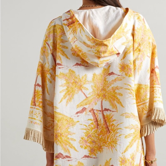 zimmermann cira hooded midi dress yellow jacket New! Size 2 - Picture 4 of 6